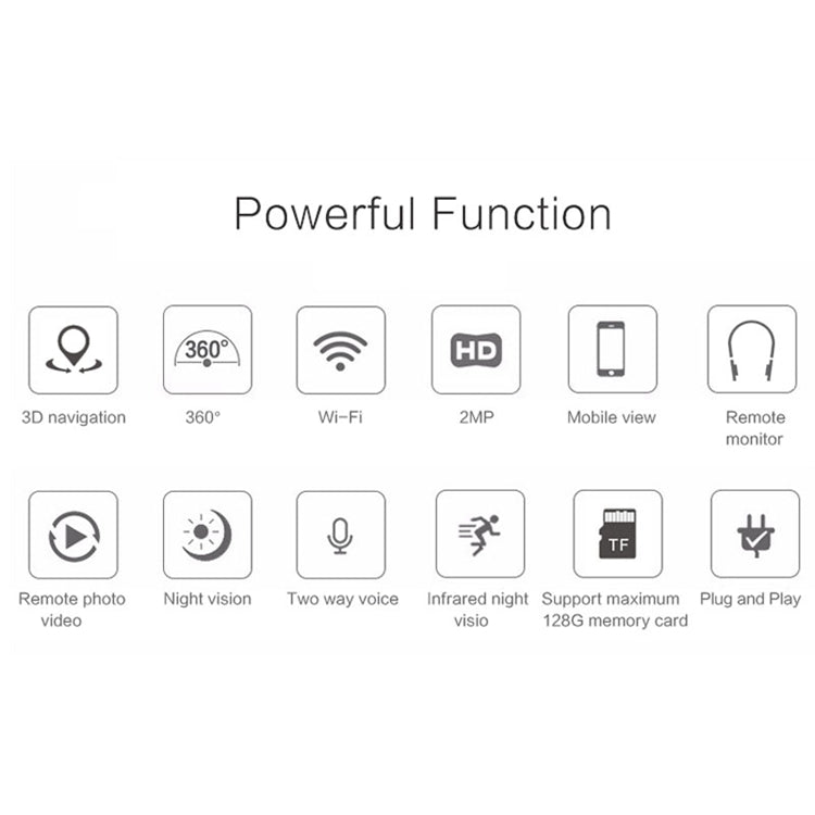 Anpwoo Warrior GM8135+SC2145 1080P HD WiFi IP Camera, Support Motion Detection & Infrared Night Vision & TF Card(Max 128GB), Warrior Anpwoo Warrior GM8135+SC2145 1080P HD WiFi IP Camera, Support Motion Detection & Infrared Night Vision & TF Card(Max 128GB), Warrior